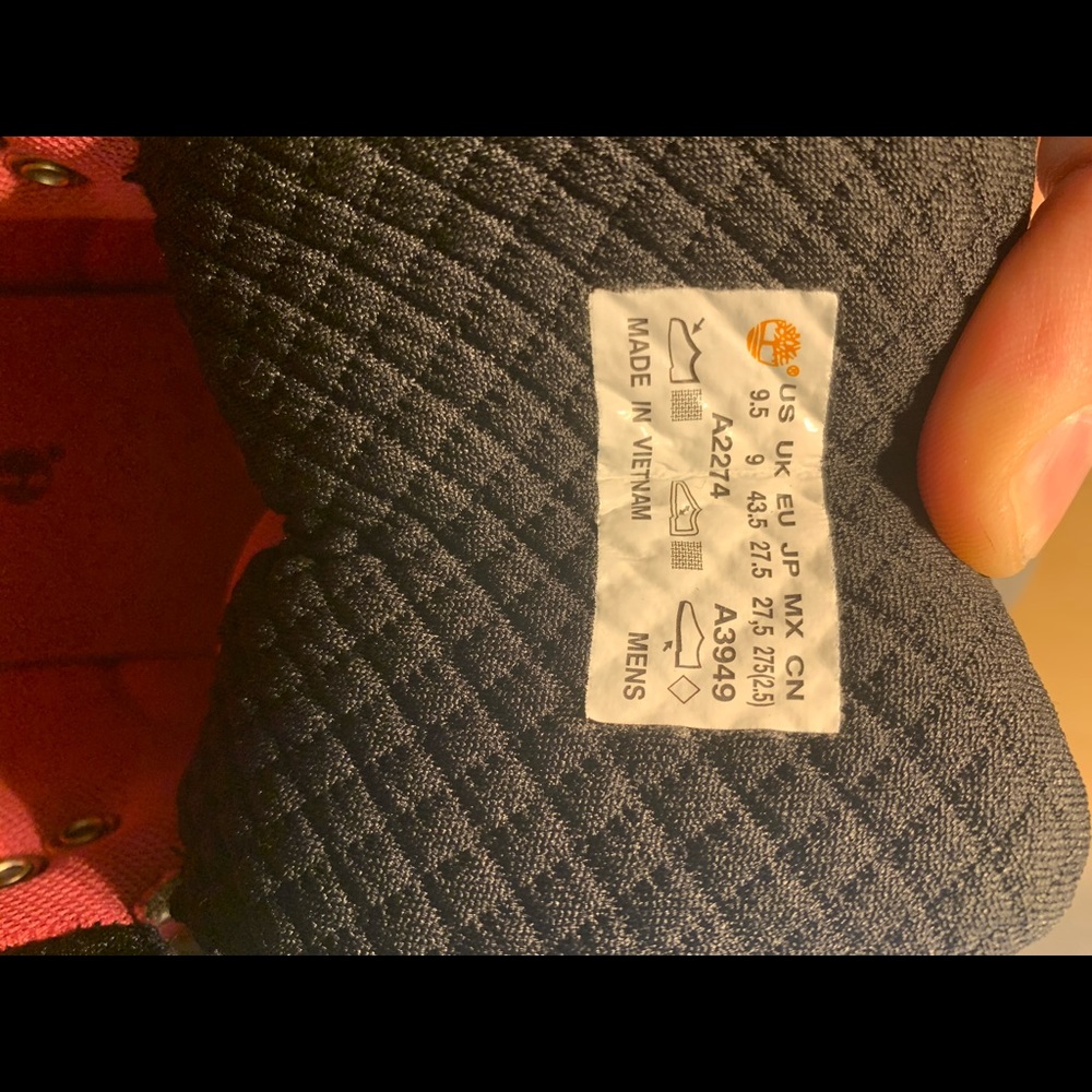 Timberland Men's - Euro Hiker Jaquard 9.5 M - Picture 5 of 7